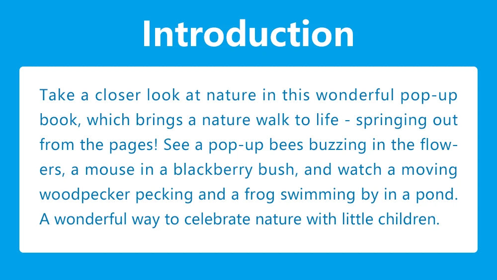 Pop-Up Learning Adventure Books