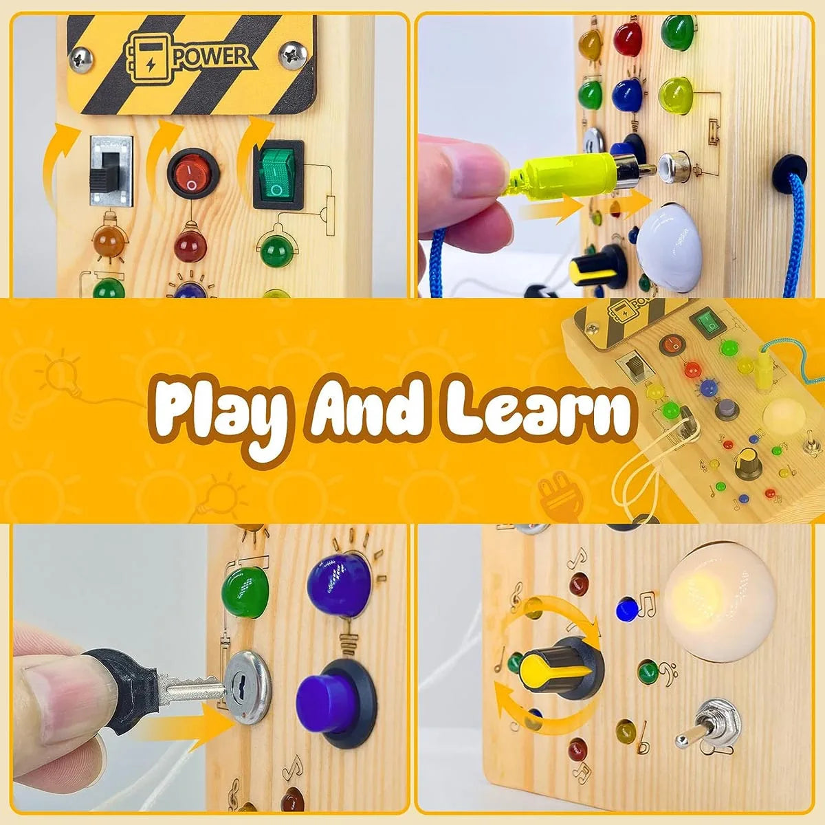 Curious Kids Montessori Activity Board