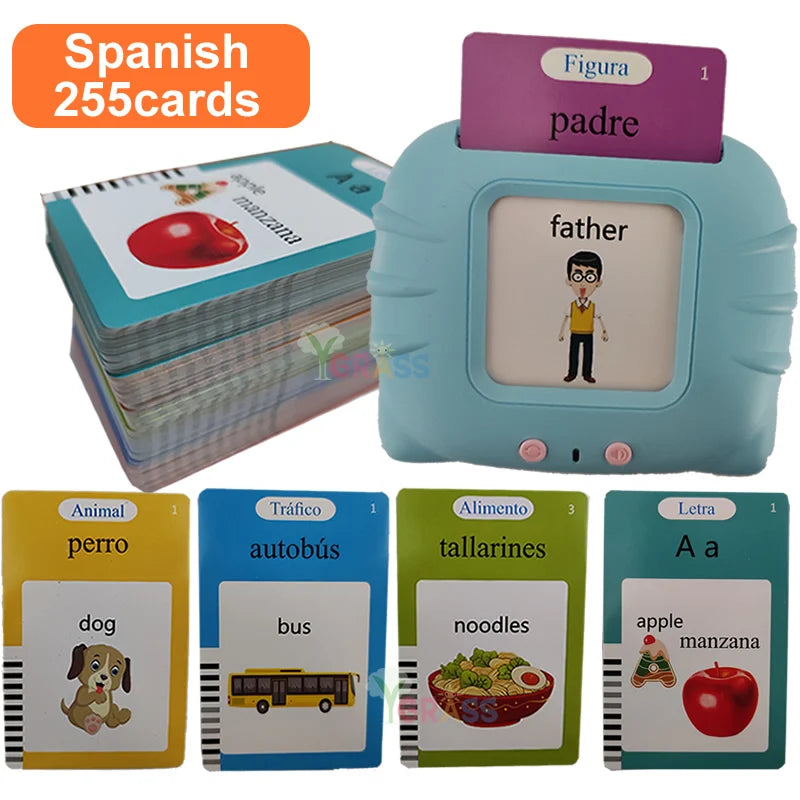 Interactive Language & Learning Flash Cards