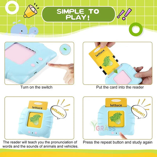 Interactive Language & Learning Flash Cards