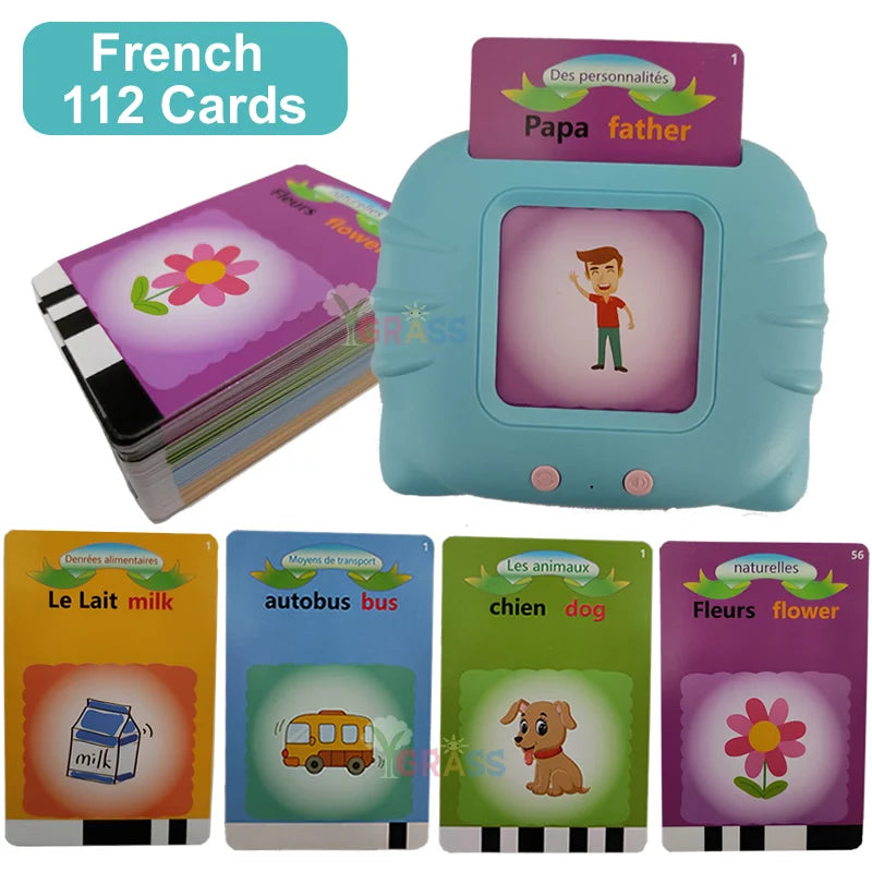 Interactive Language & Learning Flash Cards