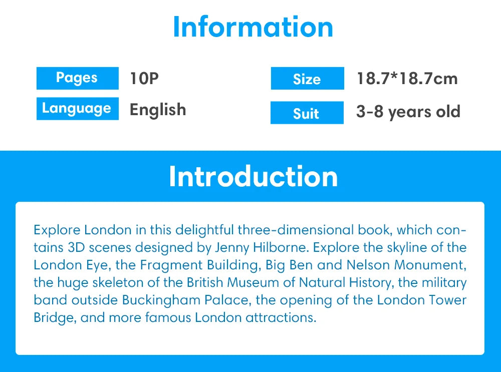 Pop-Up Learning Adventure Books