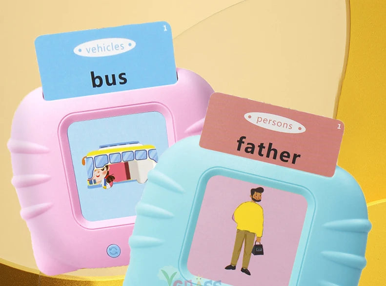 Interactive Language & Learning Flash Cards