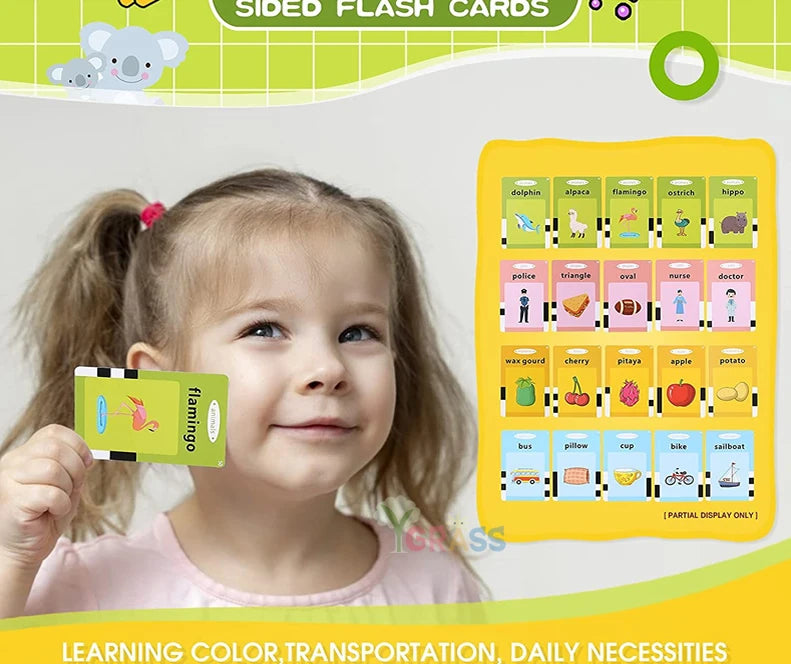 Interactive Language & Learning Flash Cards
