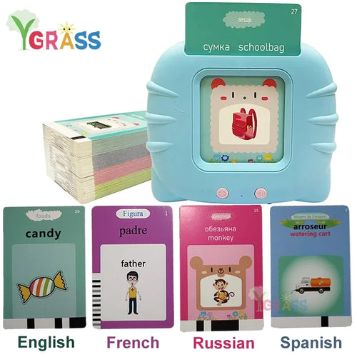 Interactive Language & Learning Flash Cards