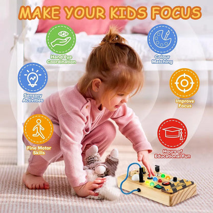 Curious Kids Montessori Activity Board