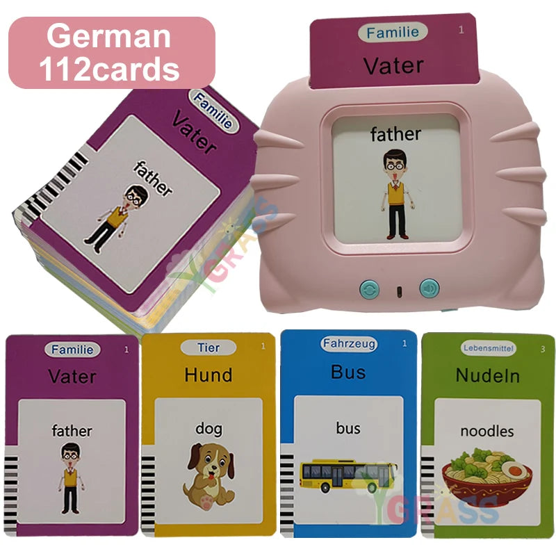 Interactive Language & Learning Flash Cards