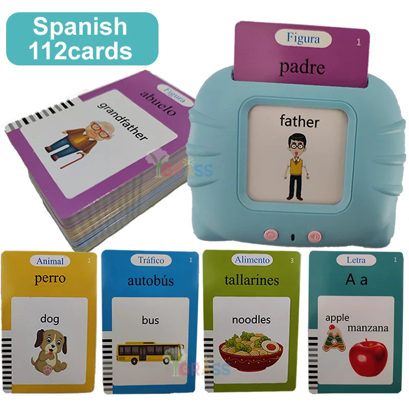 Interactive Language & Learning Flash Cards