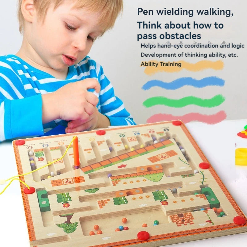 Magnetic Maze Learning Board