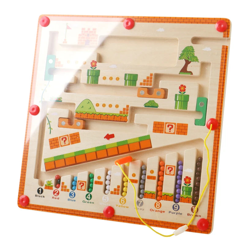 Magnetic Maze Learning Board